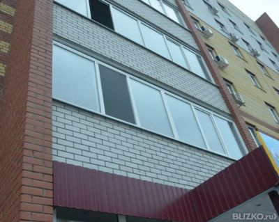 Остекление лоджии французское 6метров 2ст 6000х2500 от компа.
