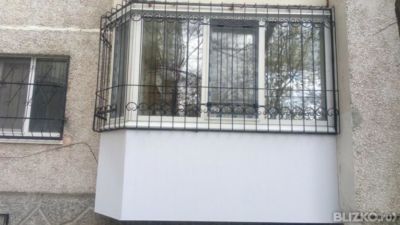 Остекление балкона 3м г-образн 2ст 2раб.створки 121с в тюмен.