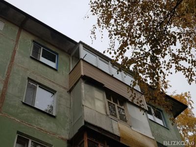 Остекление балкона + крыша на 5 этаже в екатеринбурге - на п.