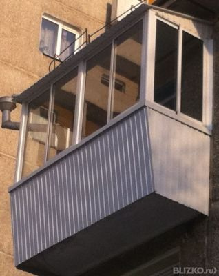 Установка балкона от компании гринлайн купить в городе иркут.