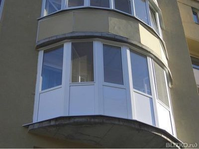 Остекление полукруглого балкона профилем proplex от компании.