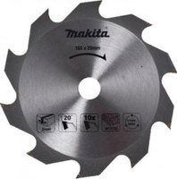 ДИСК MAKITA 165*20*10 пильный по дереву