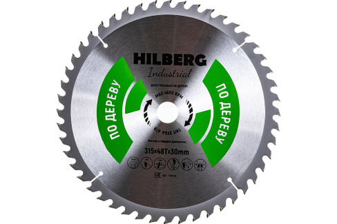 Диск пильный Industrial Дерево (315x30 мм; 48Т) Hilberg HW316