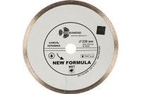 Диск алмазный отрезной Сплошной New Formula (230х25.4 мм) TRIO-DIAMOND W406