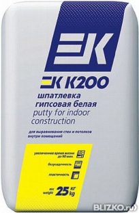 Шпаклевка гипсовая ЕКК300 25 кг