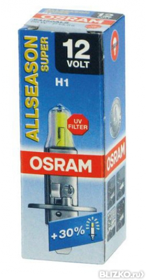 Автолампа галогенная Osram Allseason Н1 55W