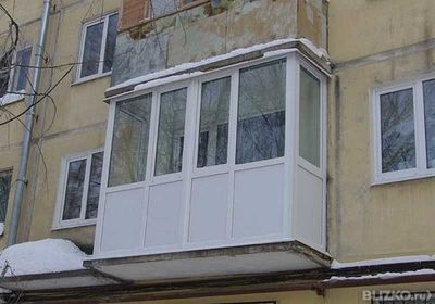 Остекление балкона в 
