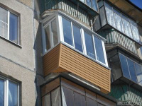 Остекление балкона профилем Proplex ПВХ с выносом