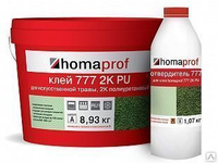 Клей двухкомпонентный полиуретановый зеленого цвета Homakoll 777 2K PU