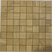 Деревянная мозаика 3D Плитка. Дуб 320мм x 320мм (Доставка из Первоуральска)