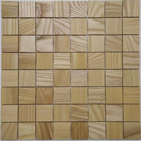 Деревянная мозаика 3D Плитка. Ясень 320мм x 320мм (Доставка из Первоуральска)