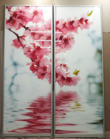 Двери-купе для шкафа Цветущая вишня