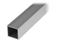 Труба алюминиевая квадратная серебро 10х10х1х1000мм