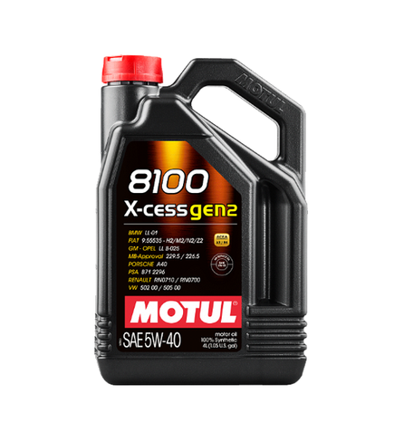 Масло моторное MOTUL 8100 X-cess gen2 5W-40 (4 л)