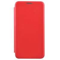 Чехол-книжка для Xiaomi Mi8Se, красный искусственная кожа