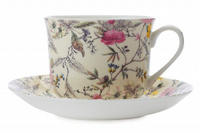Чашка с блюдцем чайная 480 мл, Летние цветы, Maxwell & Williams Уильям Килбурн (53987al)