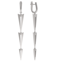 Серьги из серебра 925 пробы с без вставок, 1039262-00000