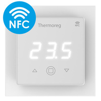 Терморегулятор электронный сенсорный для теплого пола Thermoreg TI-700 NFC белый с поддержкой NFC
