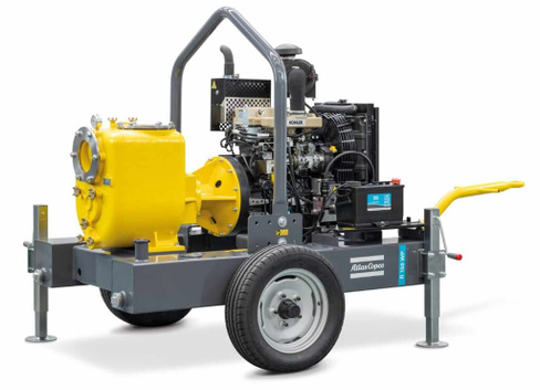 Дизельная мотопомпа R150 WP FKL10 G11 TRAILER ATLAS COPCO