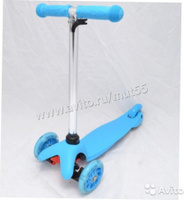 Самокат Scooter mini голубой