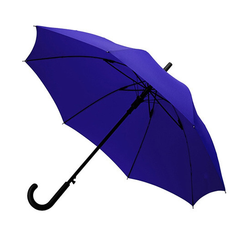 Зонт-трость полуавтомат 'Rainproof' (разные цвета) / Синий