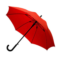 Зонт-трость полуавтомат 'Rainproof' (разные цвета) / Красный