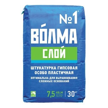 Штукатурка гипсовая Волма СЛОЙ 30 кг /40