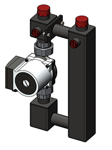 Насосный модуль прямой 25/60 (Grundfos 130 мм)