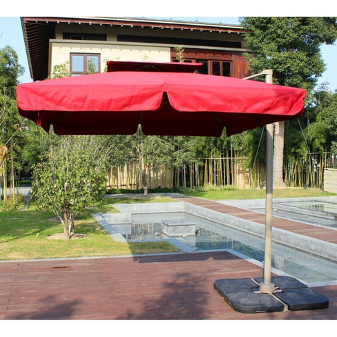 Зонт для кафе AFM-300SQR-Red (3,0x3,0) Afina
