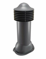 Труба вентиляционная Viotto 110 мм утепленная серый графит RAL7024
