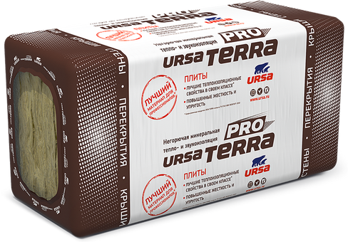 Утеплитель Ursa Terra PRO 34 PN 100х610х1000