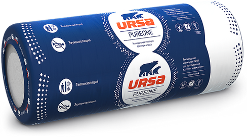 Утеплитель Ursa Pureone 37 RN 100х1200х10000