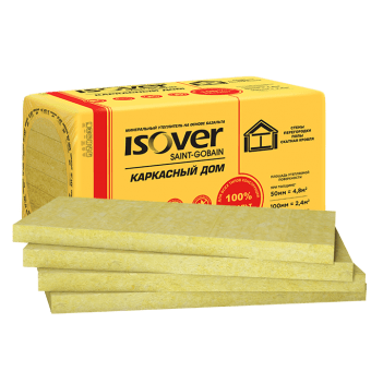 Утеплитель Isover Каркасный дом 50х600х1000