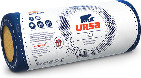 Утеплитель Ursa Geo М-15 50х1220х8000