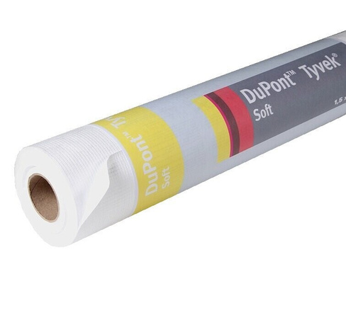 Диффузионная мембрана Tyvek Soft 1500x50000 мм 60 г/м2