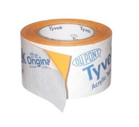 Лента акриловая односторонняя TYVEK Acrylic Tape 75 мм 25 м