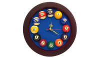 Часы ROTUNDO, 25x25 см, голубой