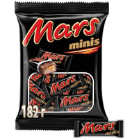 Конфеты Mars Minis с карамелью и нугой, пакет, 182 г, флоу-пак