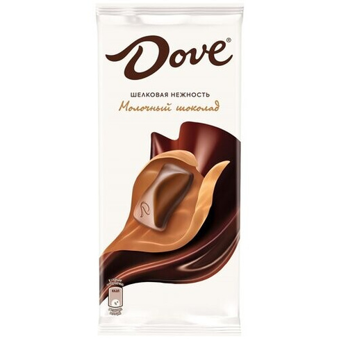 Шоколад Dove молочный шелковая нежность, 90 г
