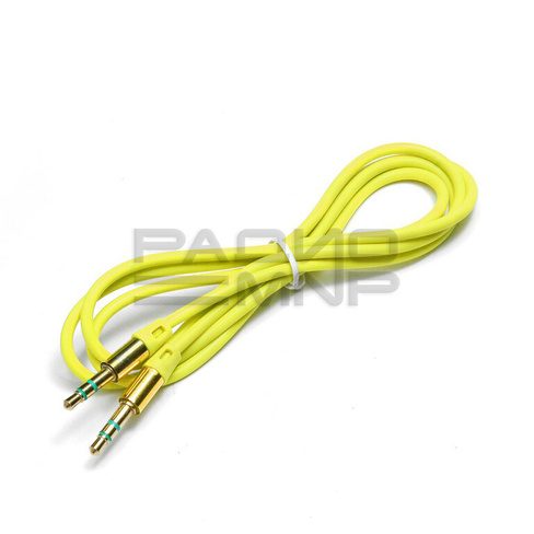 Шнур шт.3,5мм - шт.3,5мм стерео 1,0м (жёлтый) "Cablexpert"