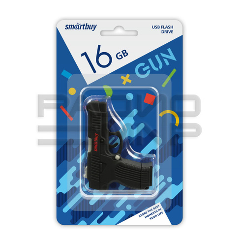 USB Flash накопитель 16GB SmartBuy Gun (Пистолет)