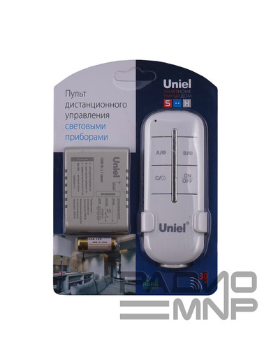 Uniel пульт дистанционного управления схема Пульт управления светом Uniel UCH-P005-G1-1000W-30M 1 канал*1000Вт в Новосибирск