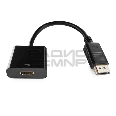 Переходник шт. DisplayPort - гн. HDMI кабель 10см "Cablexpert"