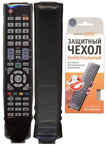 Чехол для Пульта ДУ 60*250мм, чёрный "WiMax"