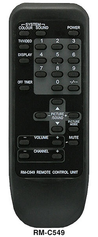 Пульт ДУ JVC RM - C549 TV