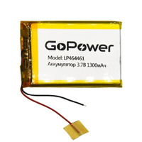 Аккумулятор Li-Pol LP464461 PK1 3.7V 1300mAh (толщ.4,6мм, шир.44мм, дл.61мм