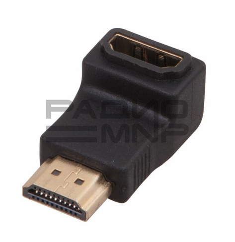 Переходник шт. HDMI - гн. HDMI угловой