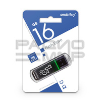 USB 3.0 Flash накопитель 16GB SmartBuy Glossy Dark Grey (темно-серая)