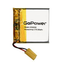 Аккумулятор Li-Pol LP303030 PK1 3.7V 180mAh (толщ.3,0мм, шир.30мм, дл.30мм)