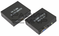 Конвертер вход гн.HDMI - гн.VGA + гн.3,5мм выход "Rexant"